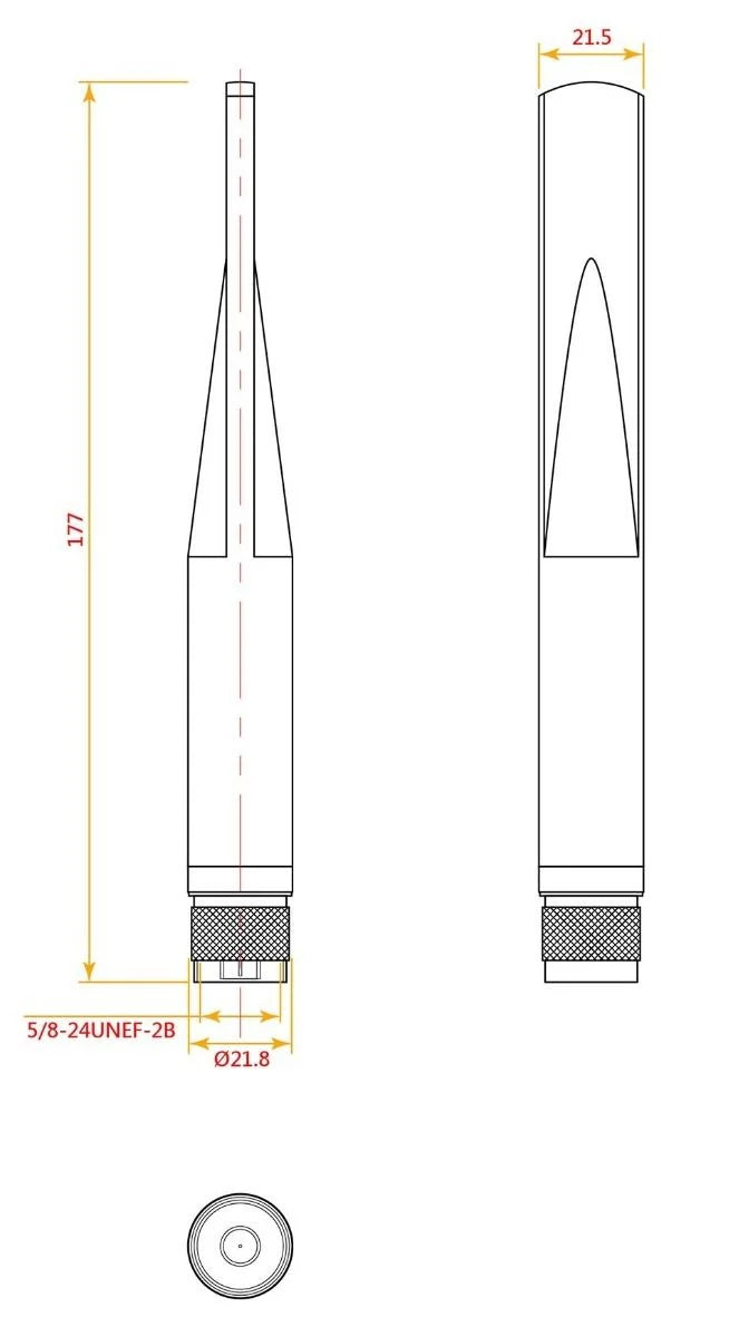 oRa Antenne 868 MHz – 5dBi N-Typ Male für Helium & LoRaWAN