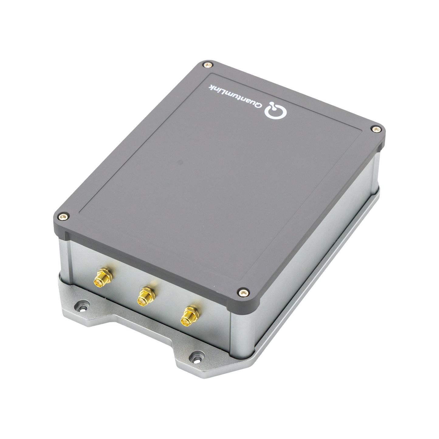 QuantumLink Indoor Gateway – Rechte Rückansicht, vielseitiges Edge-Computing-Gerät für DePIN, IoT & Smart Home mit Raspberry Pi CM4.
