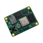 Front des Raspberry Pi Compute Module 4 CM4102008 mit Quad-Core-Prozessor und integriertem Speicher