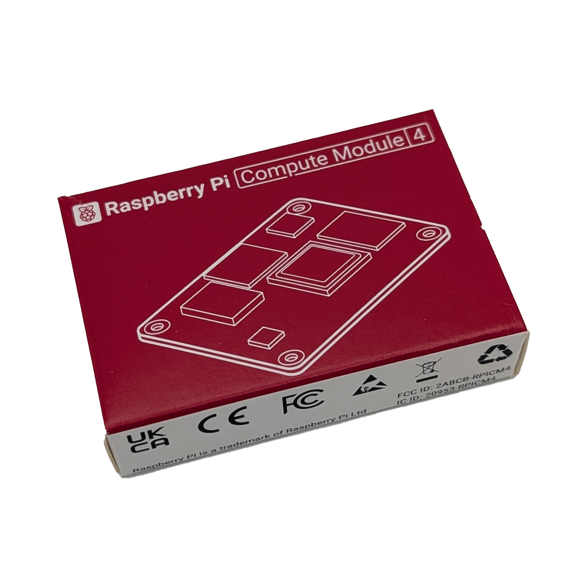 Originalverpackung des Raspberry Pi Compute Module 4 CM4102008